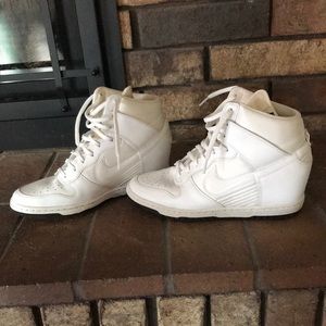 Nike High Heeled High Tops Size 10 Womens